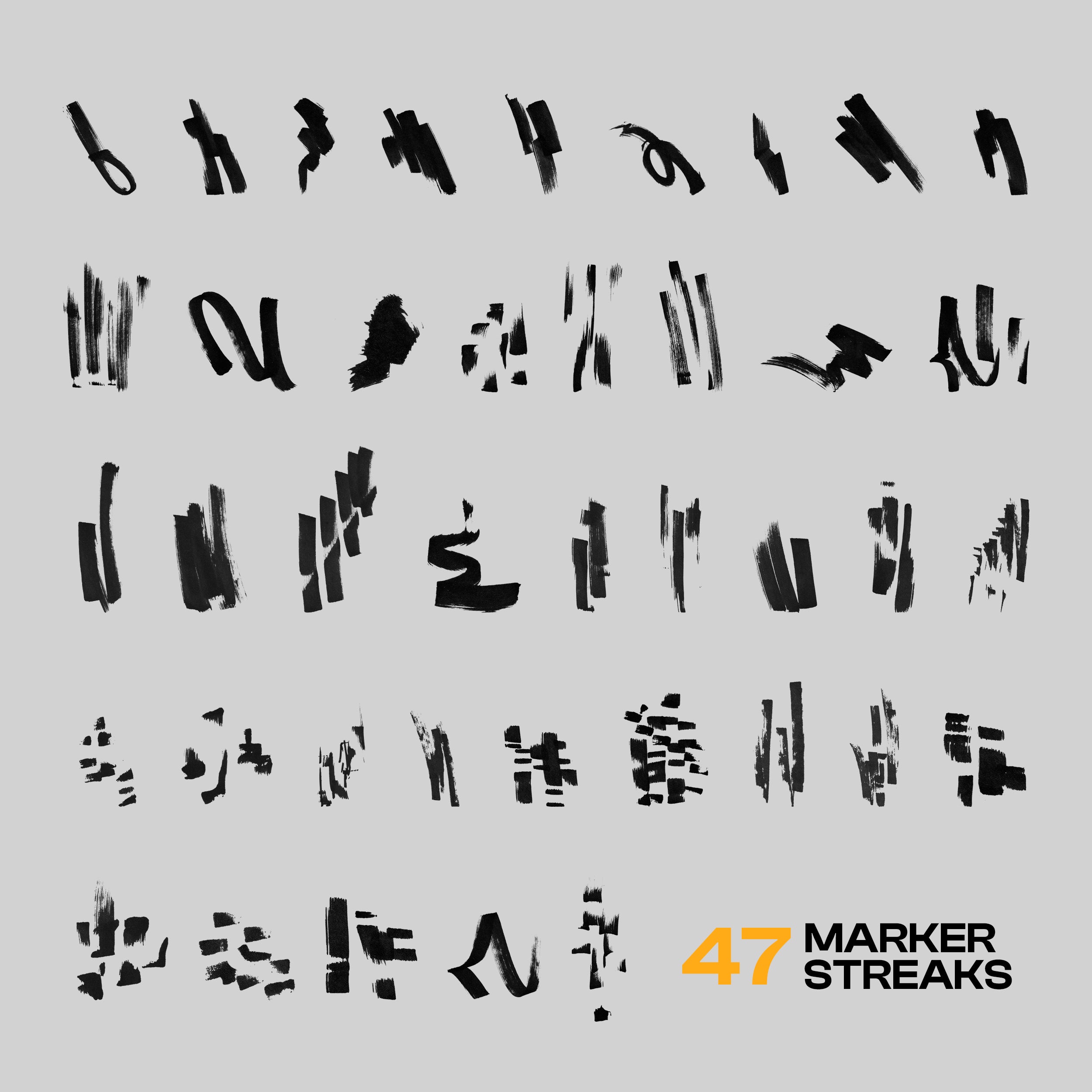 Marker Streaks | Marker Scribbles, 4K Resolution
