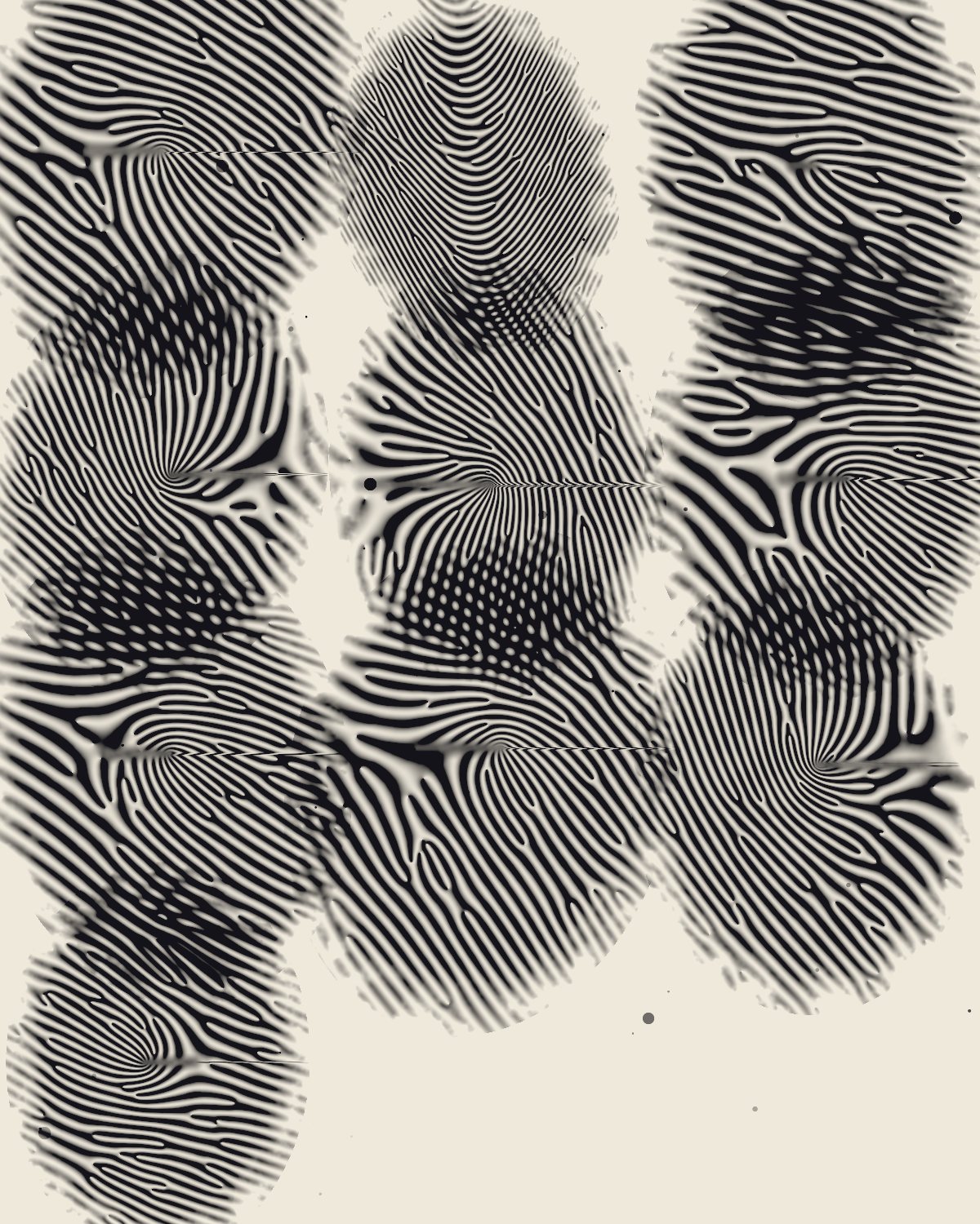 Fingerprint pattern made with the Fingerprints generator in Filter Archive (Ten-Print Card preset)