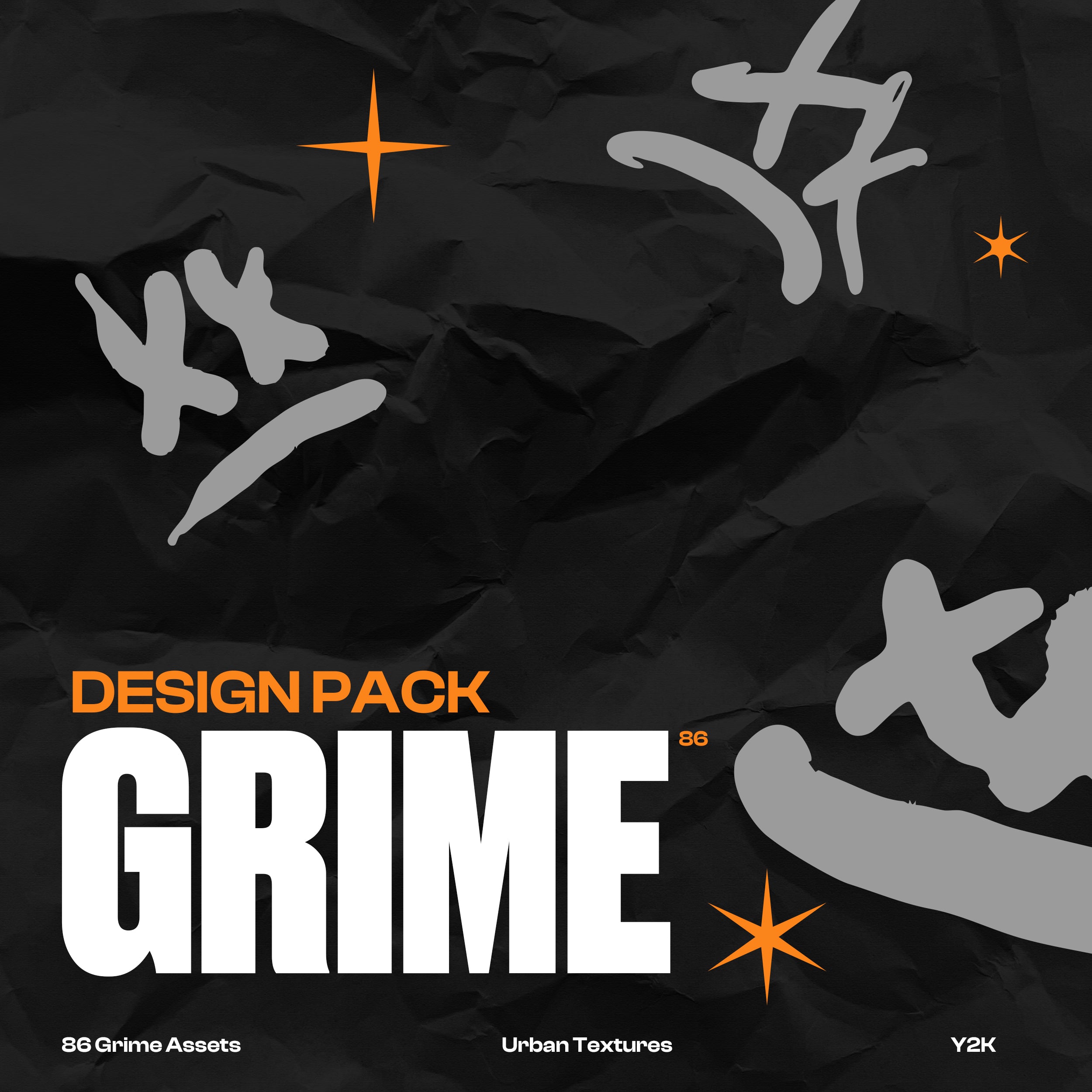 Grime Pack by Seso (Sprays, Paper Tears, Y2K Elements)