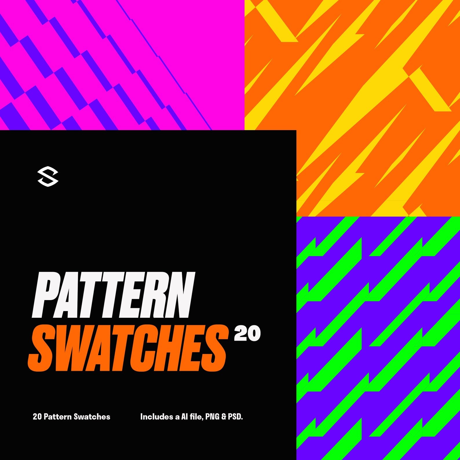 Pattern Swatches — 20 Vector Patterns