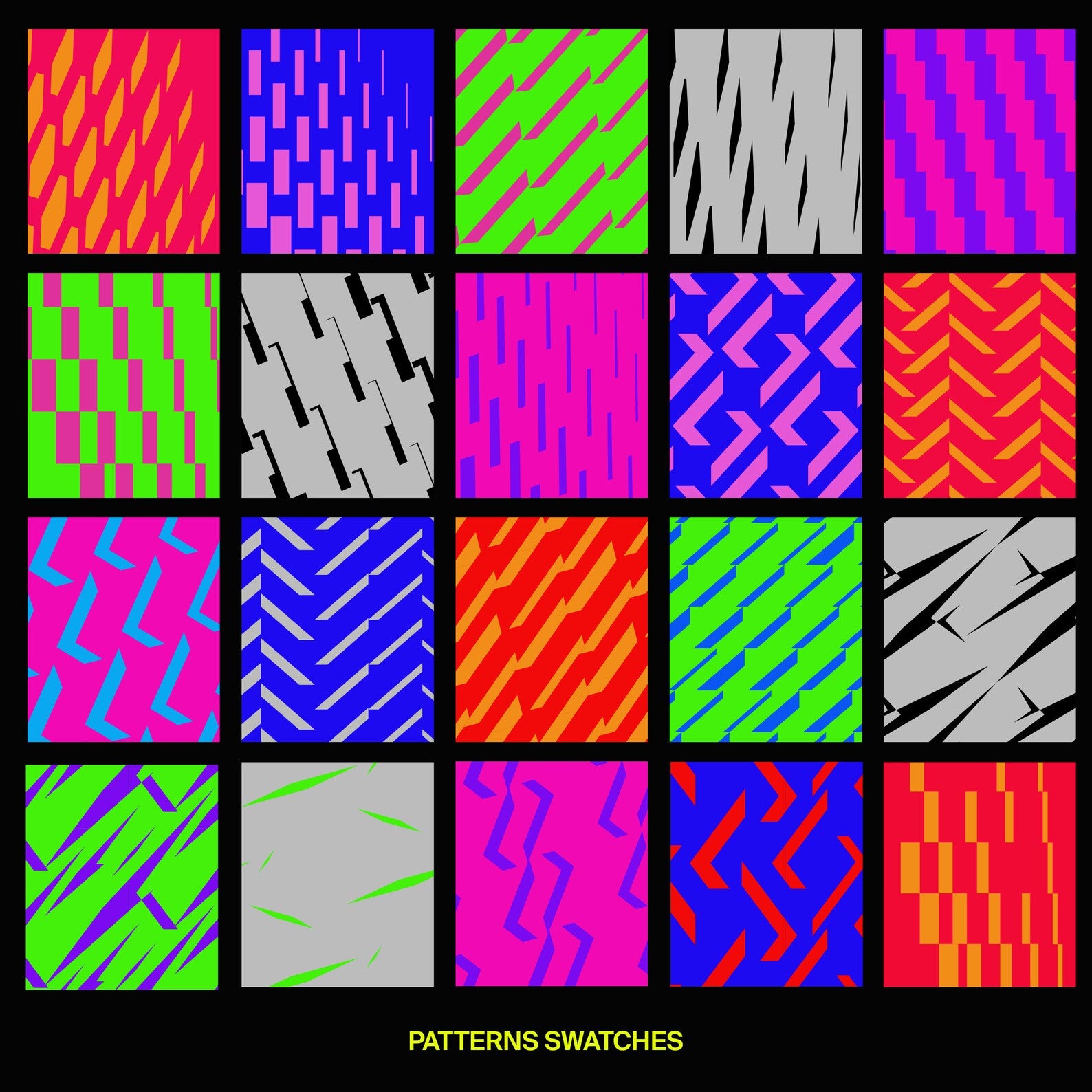 Pattern Swatches — 20 Vector Patterns