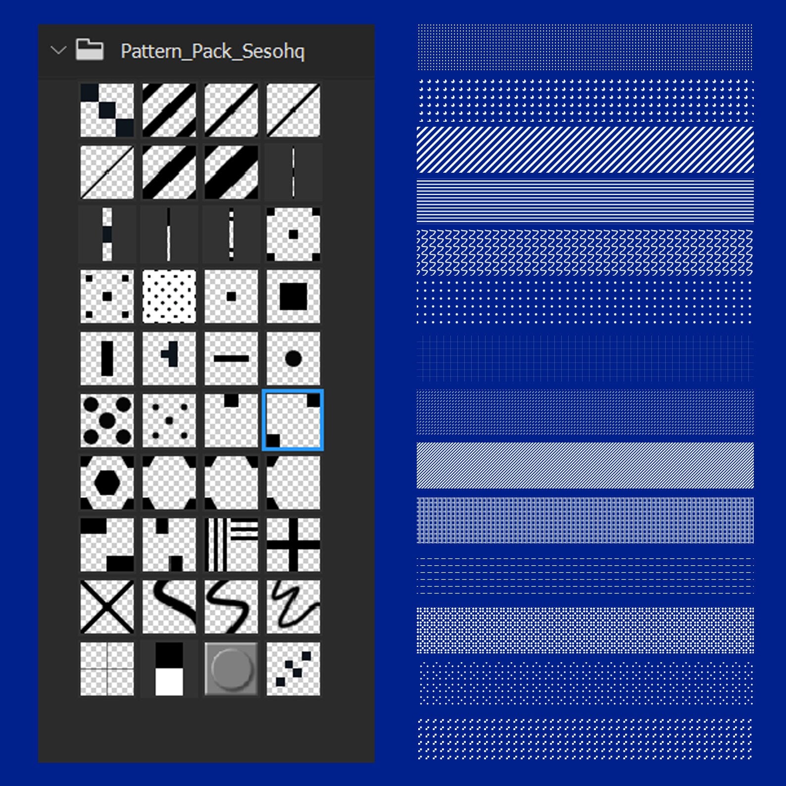 Pattern Overlays (40 Patterns, Photoshop, PAT File)