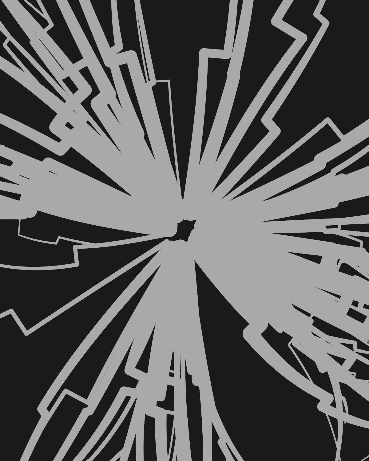Speed lines background made with the Burst generator in Filter Archive (Shard Storm preset)