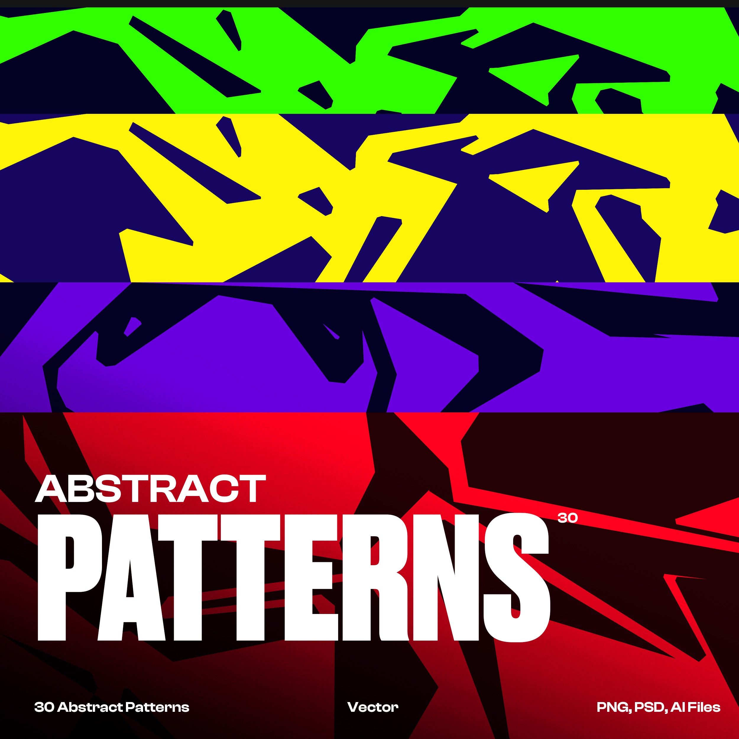 Abstract Pattern Pack (VECTOR + PNG + PSD)