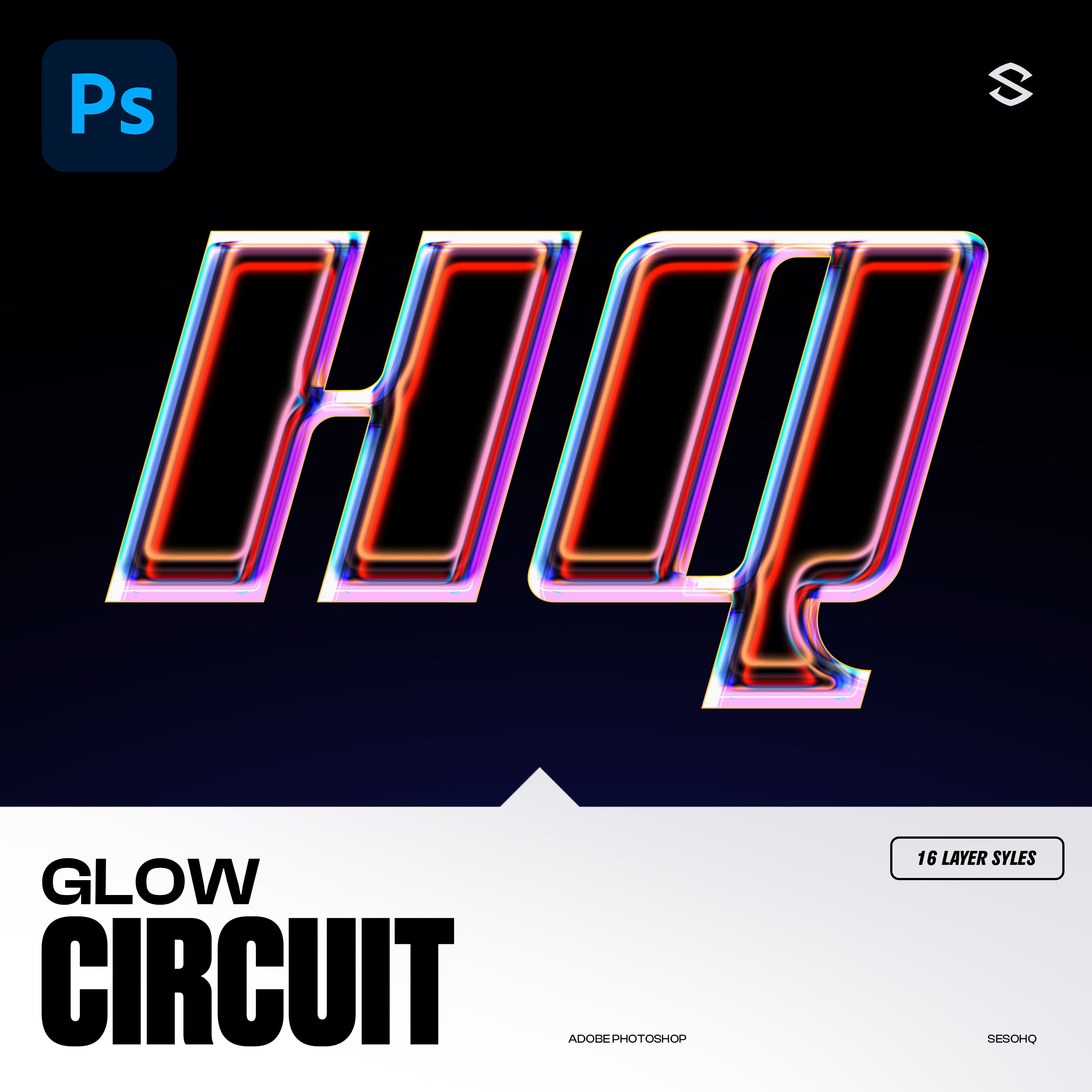 Glow Circuit – Photoshop Layer Styles
