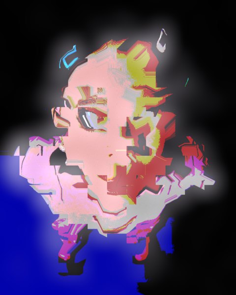 Datamosh filter applied